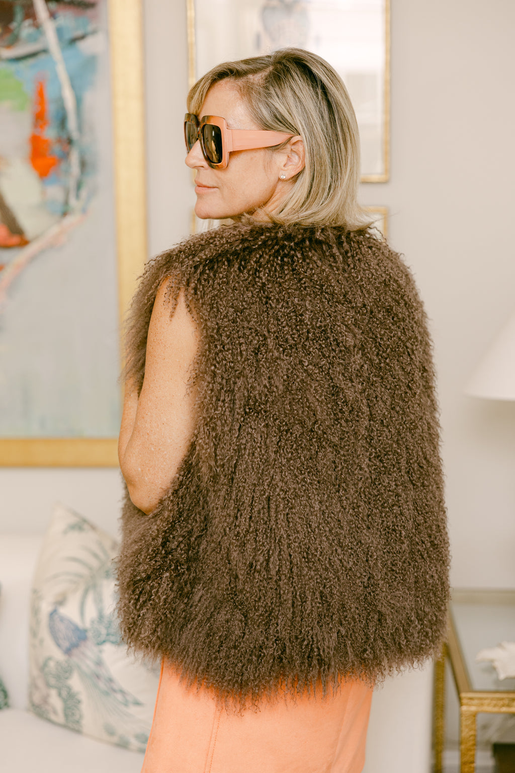 Curly Lamb Vest