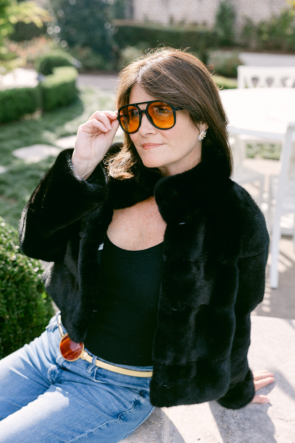 Ranch Mink Bolero Jacket
