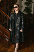 Black Leather Coat