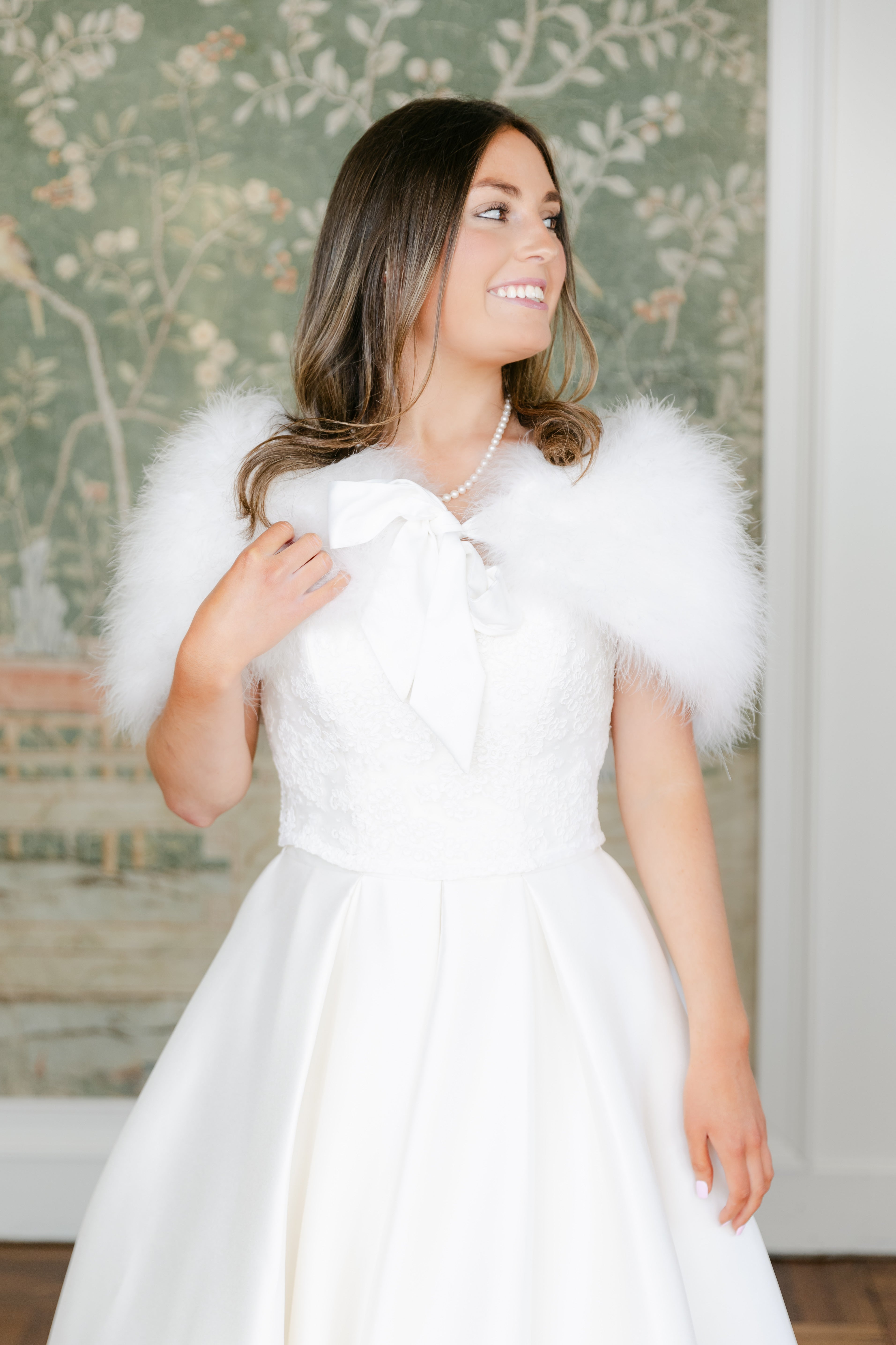 White Feather Cape