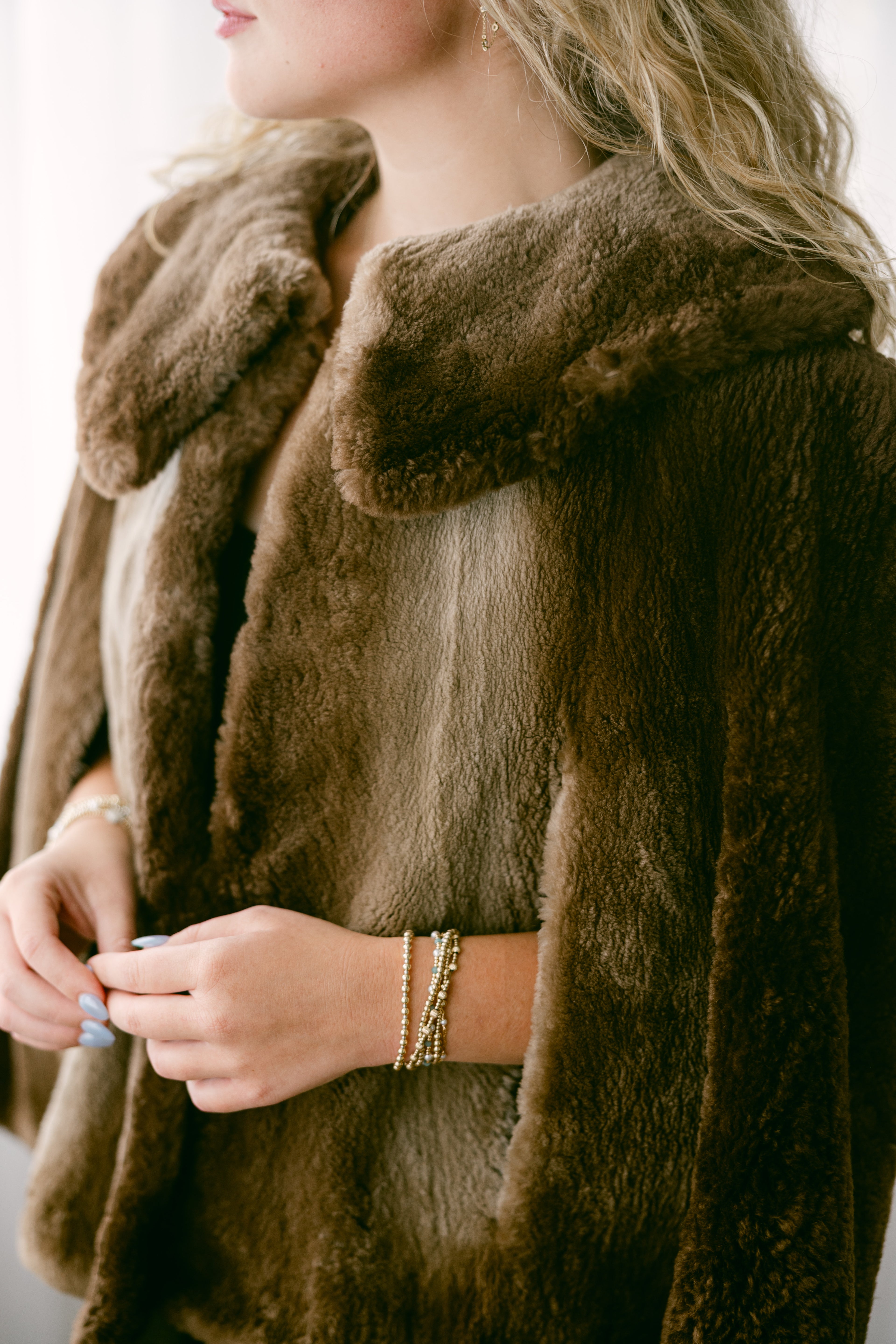Brown Beaver Cape
