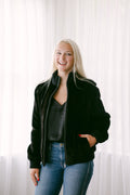 Sheared Ranch Mink Zippered Jacket
